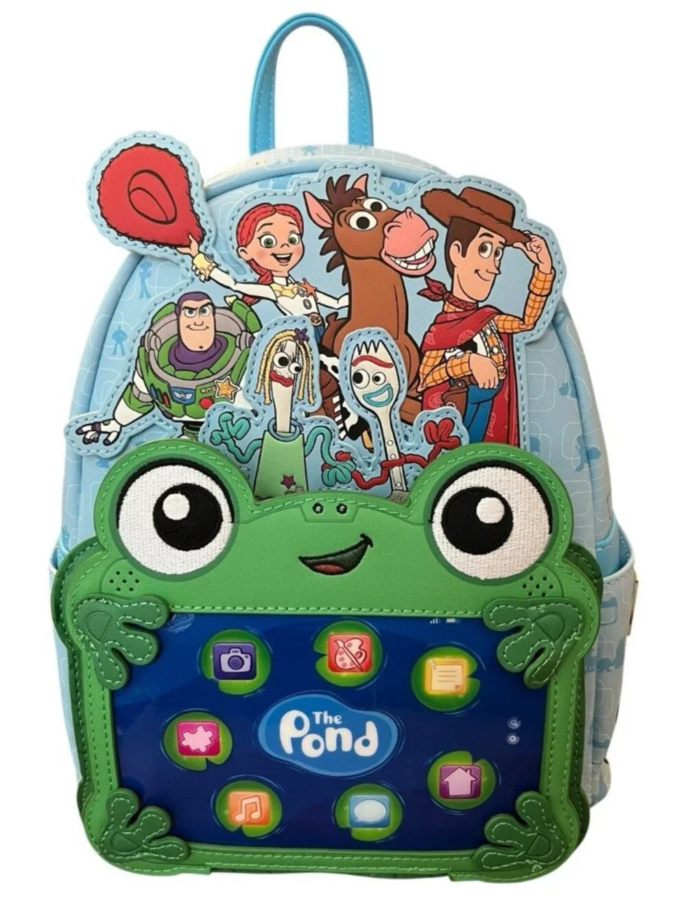 Loungefly Disney Pixar Toy Story 5 Characters The Pond Mini Backpack NWT